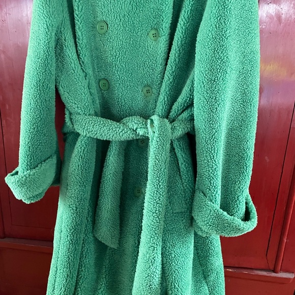 Fashion Nova Vibrant Green Teddy Jacket - Picture 13 of 13